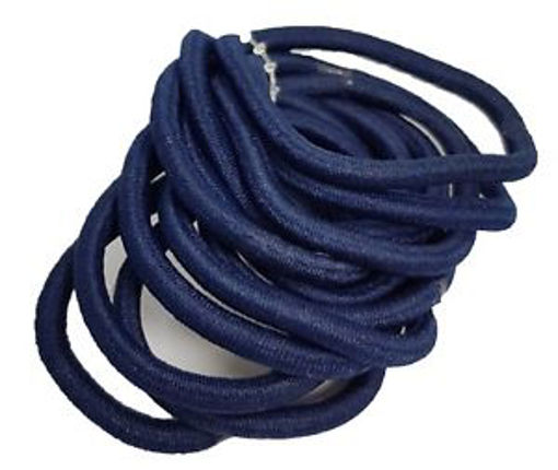 Picture of NAVY BLUE RUBBER BANDS X10 PCS